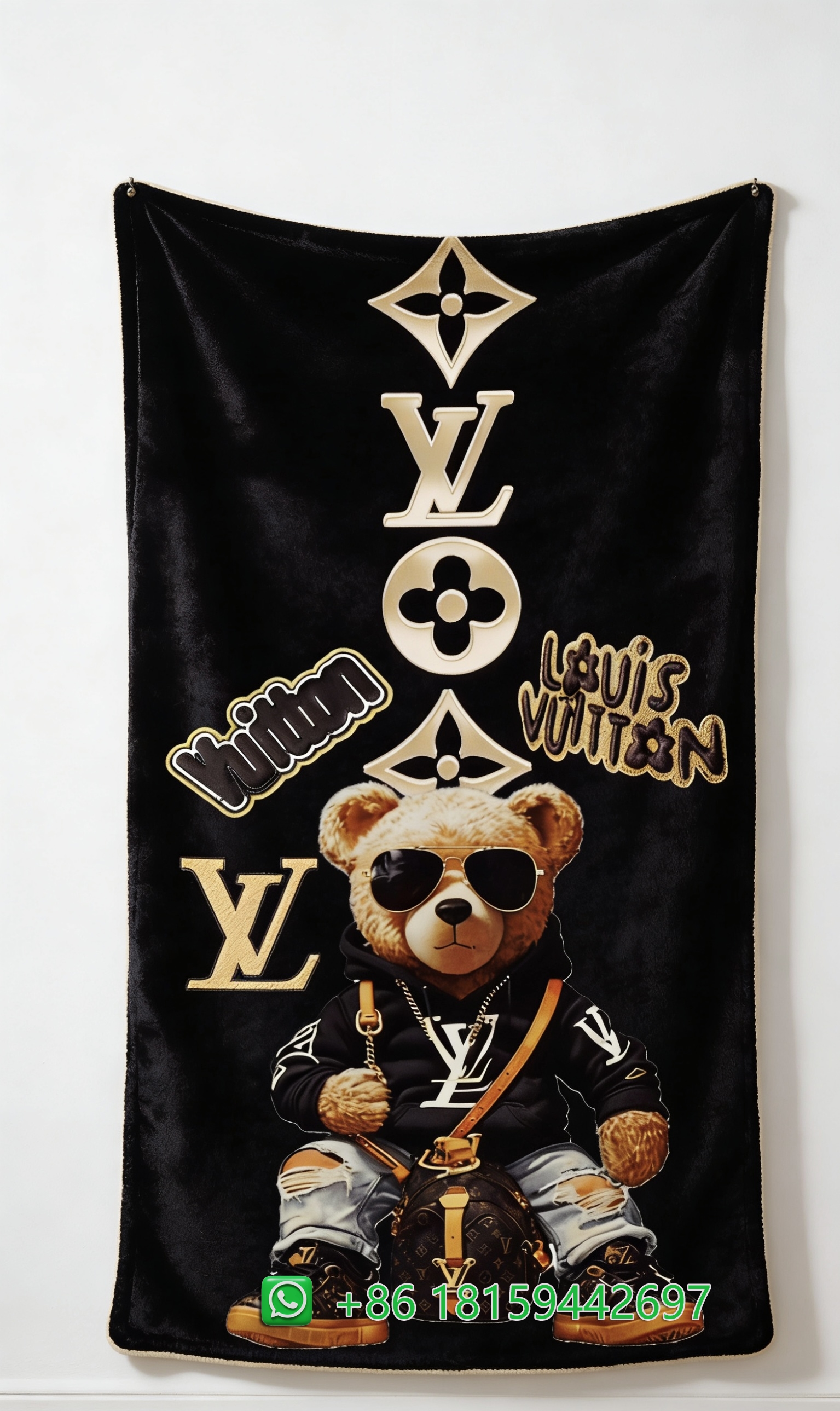 Louis Vuitton Throw Blankets